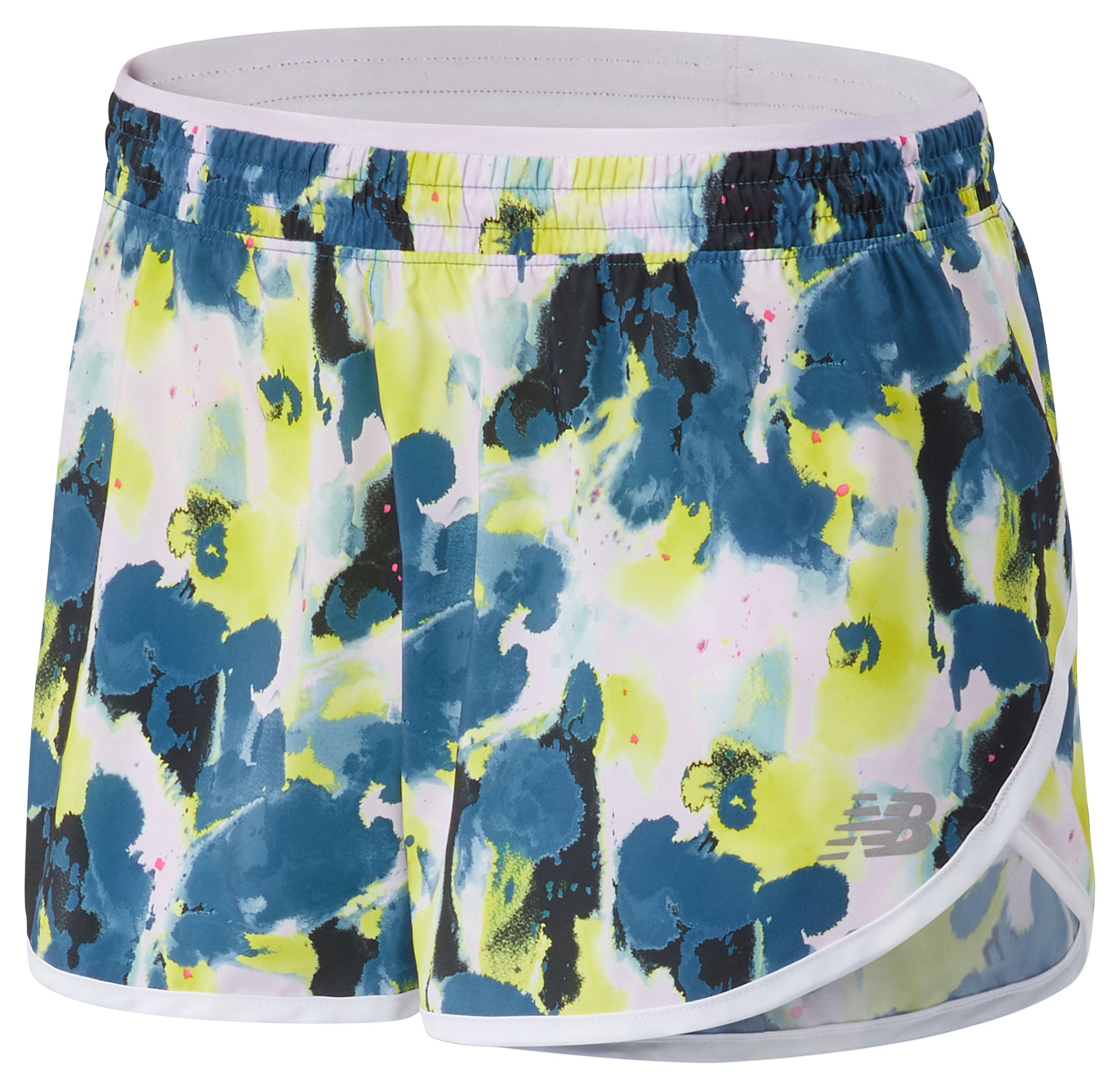 new balance printed accelerate shorts