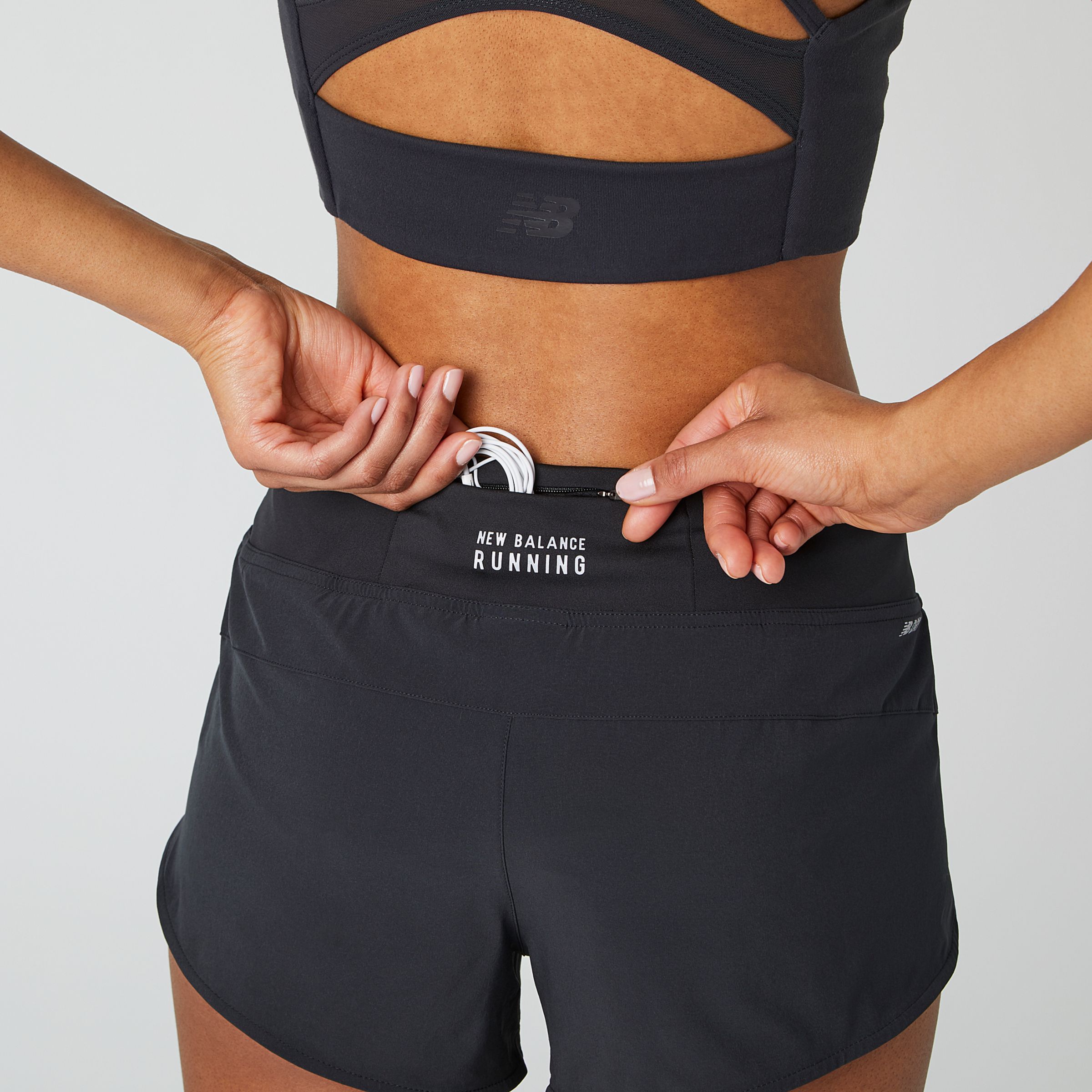 new balance impact shorts womens