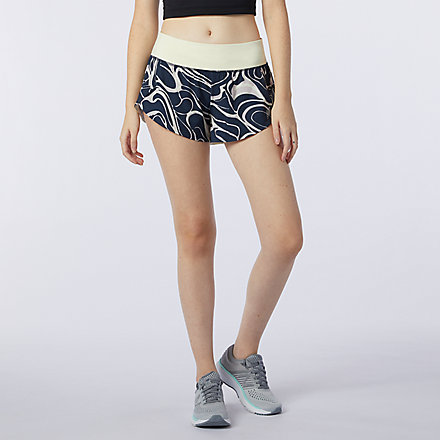 New Balance Printed Impact Run Short 3 inch, WS01240ECL image number null