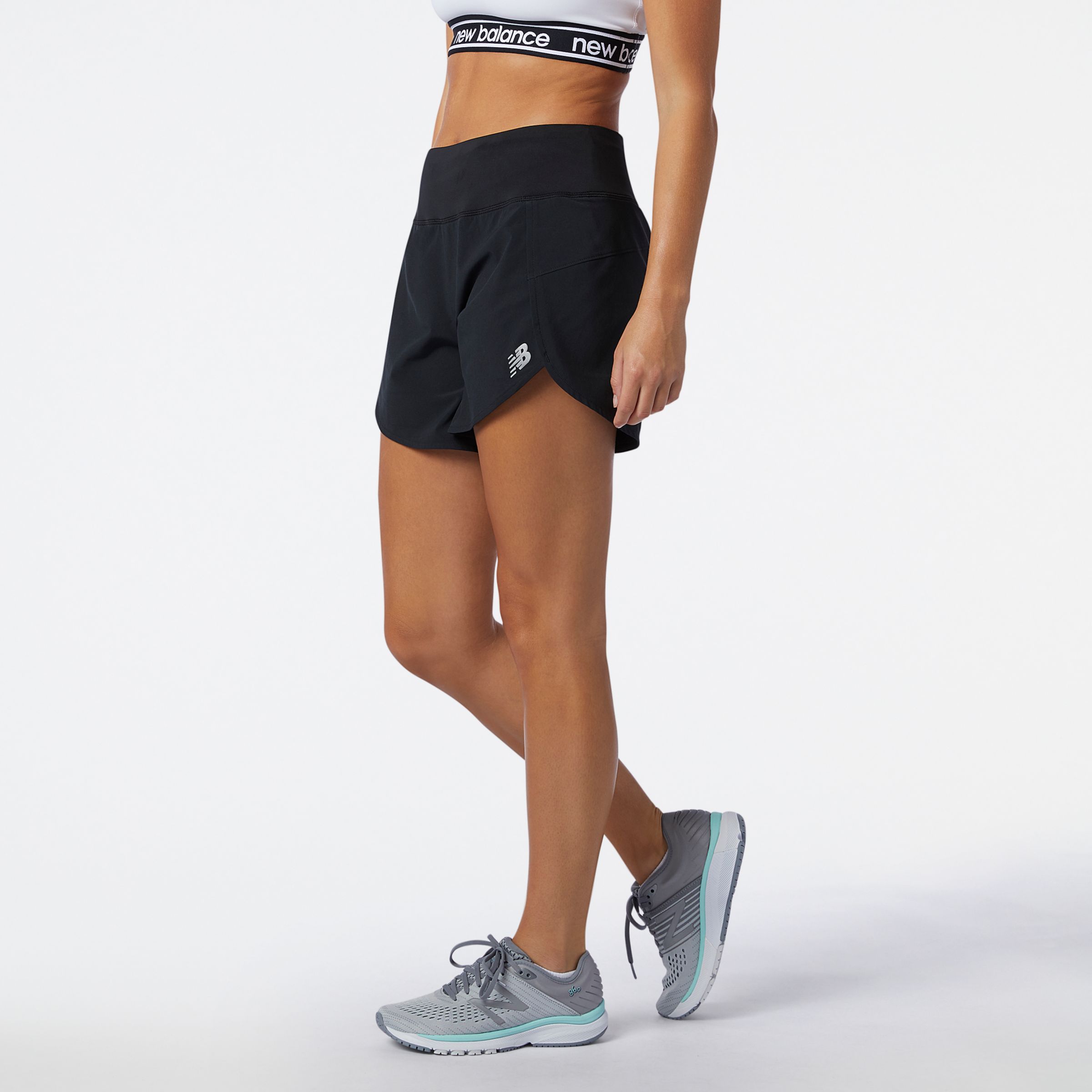 new balance women's 5 inch shorts