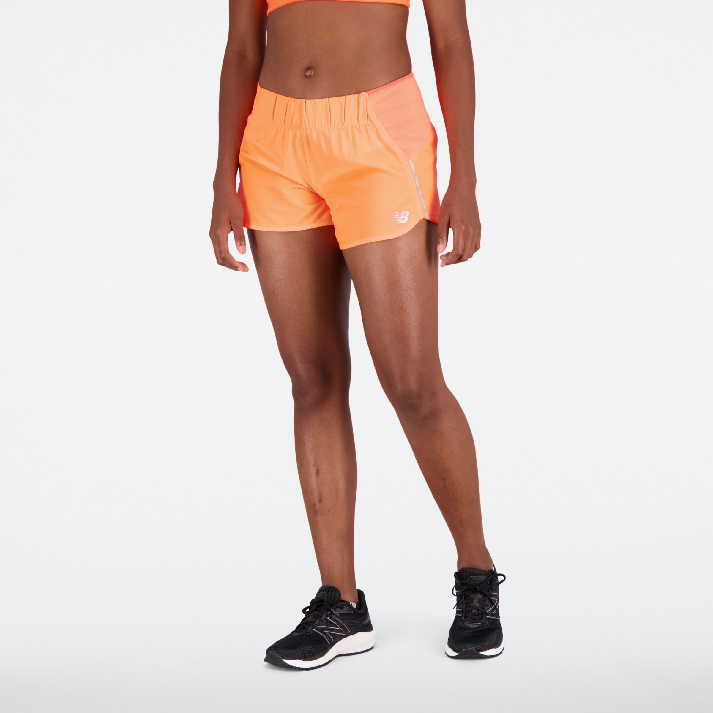 

New Balance Women's Impact Run 3 Inch Short Orange - Orange