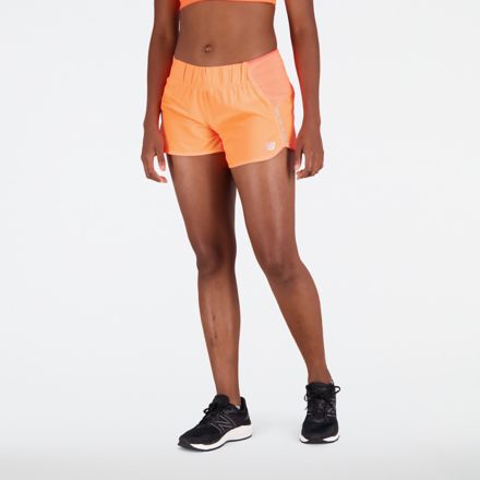 Neon orange store running shorts