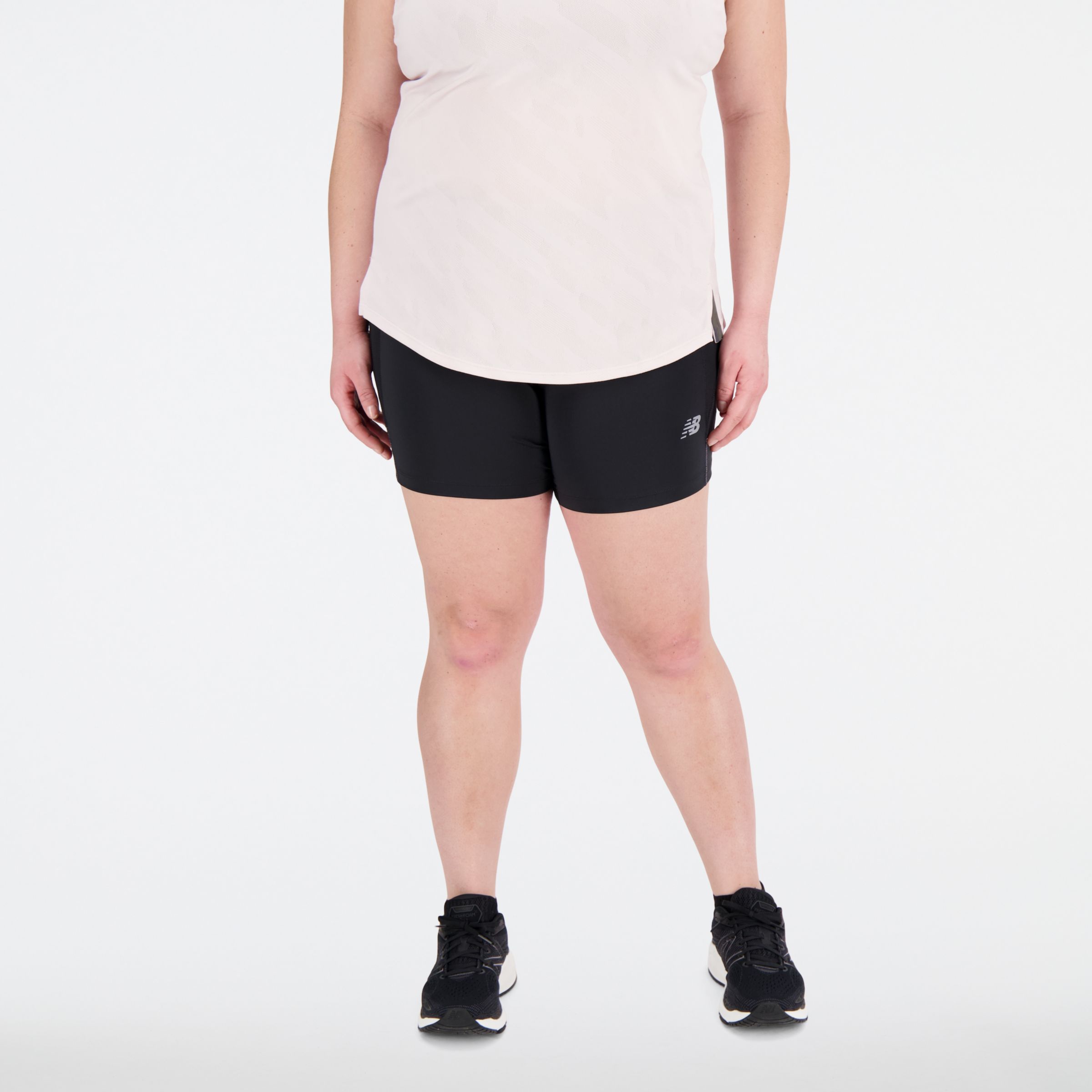 

New Balance Women's Impact Run Fitted Short Black - Black