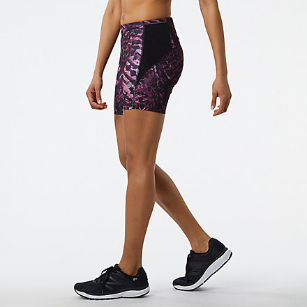 Printed Impact Run Fitted Short