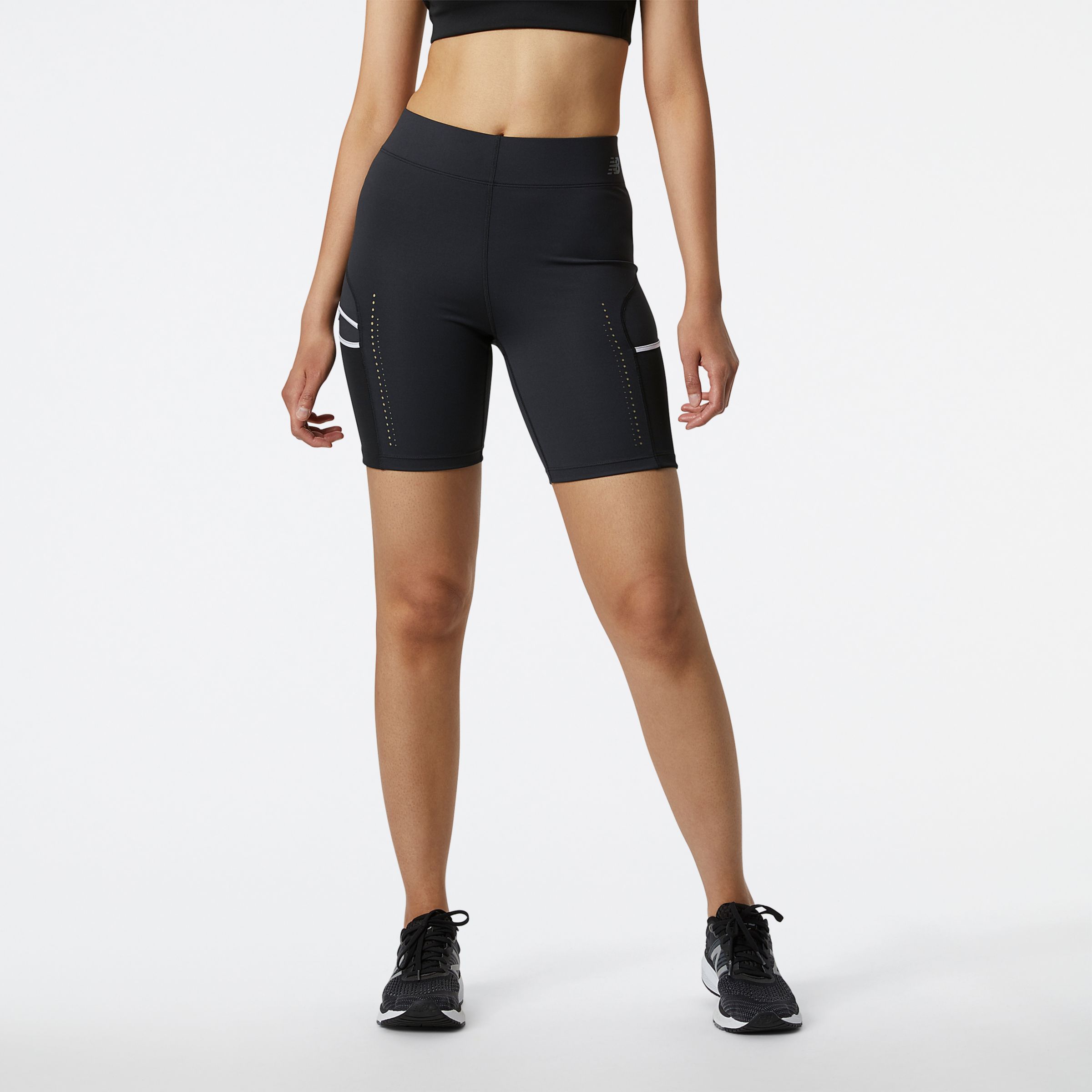 

New Balance Women's Q Speed Utility Fitted Short Black - Black