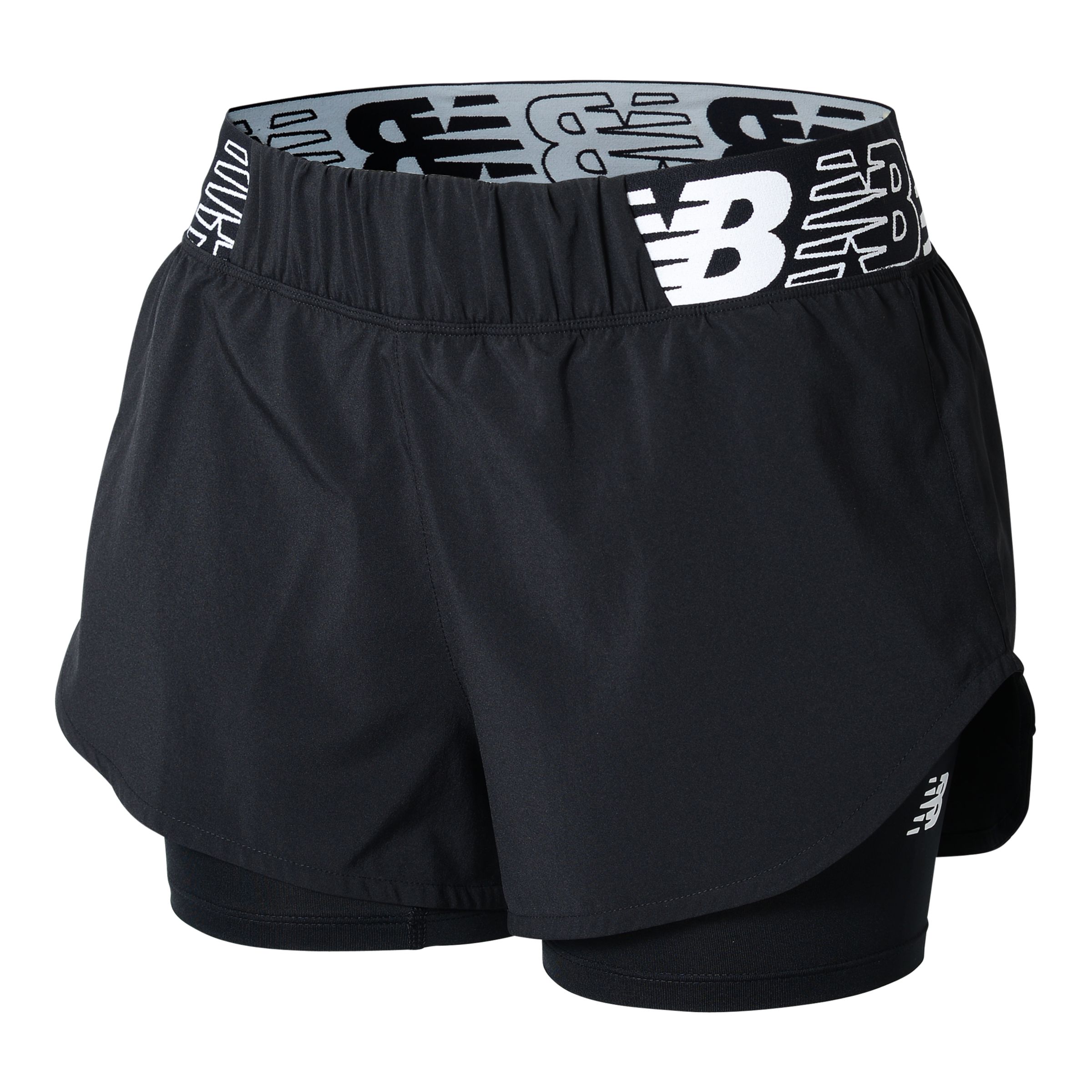 New Balance Printed Impact Run 2In1 Short - Short de running Femme