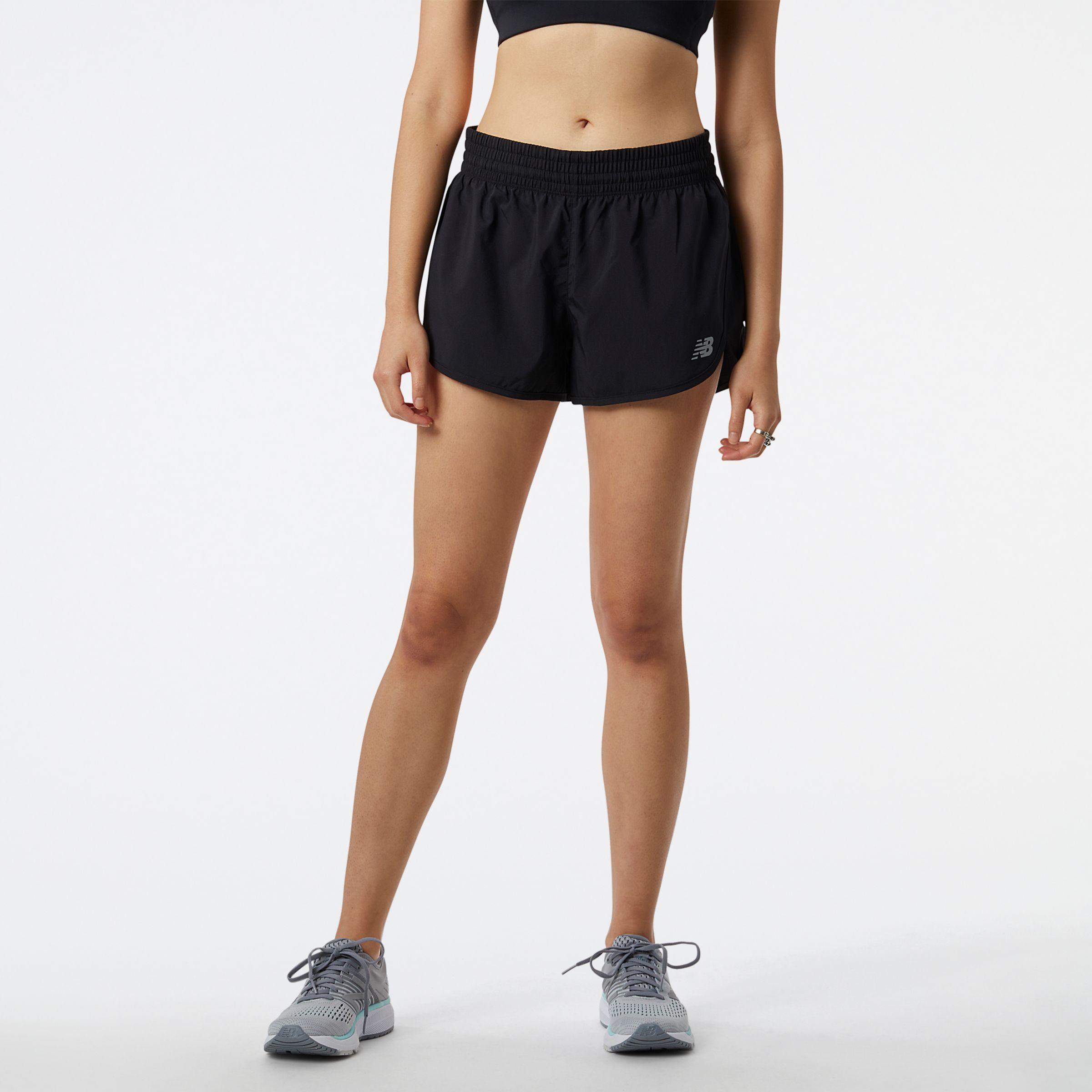 

New Balance Women's Accelerate 2.5 inch Short Black - Black