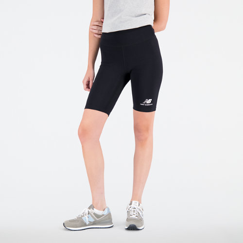 New Balance / Women's Essentials Stacked Logo Cotton Fitted Short