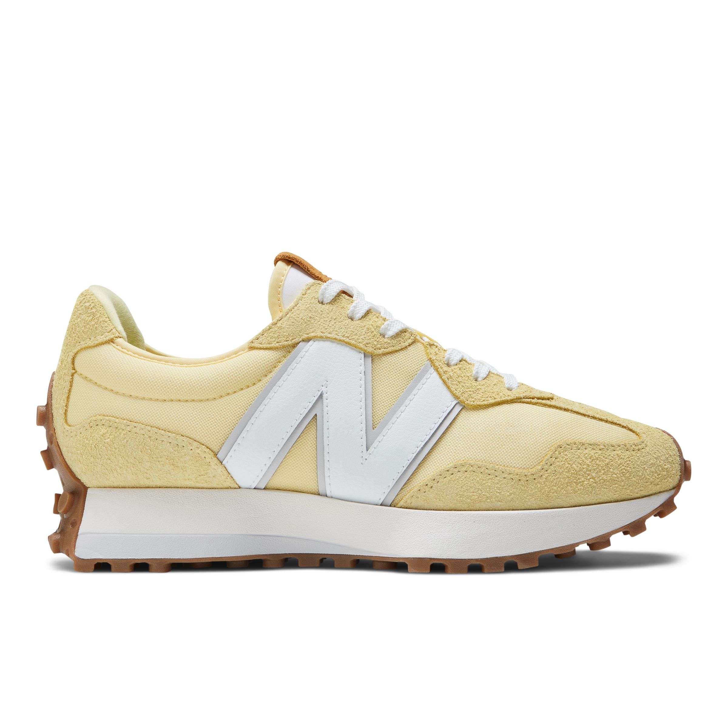 

New Balance Women's 327 Yellow/White - Yellow/White
