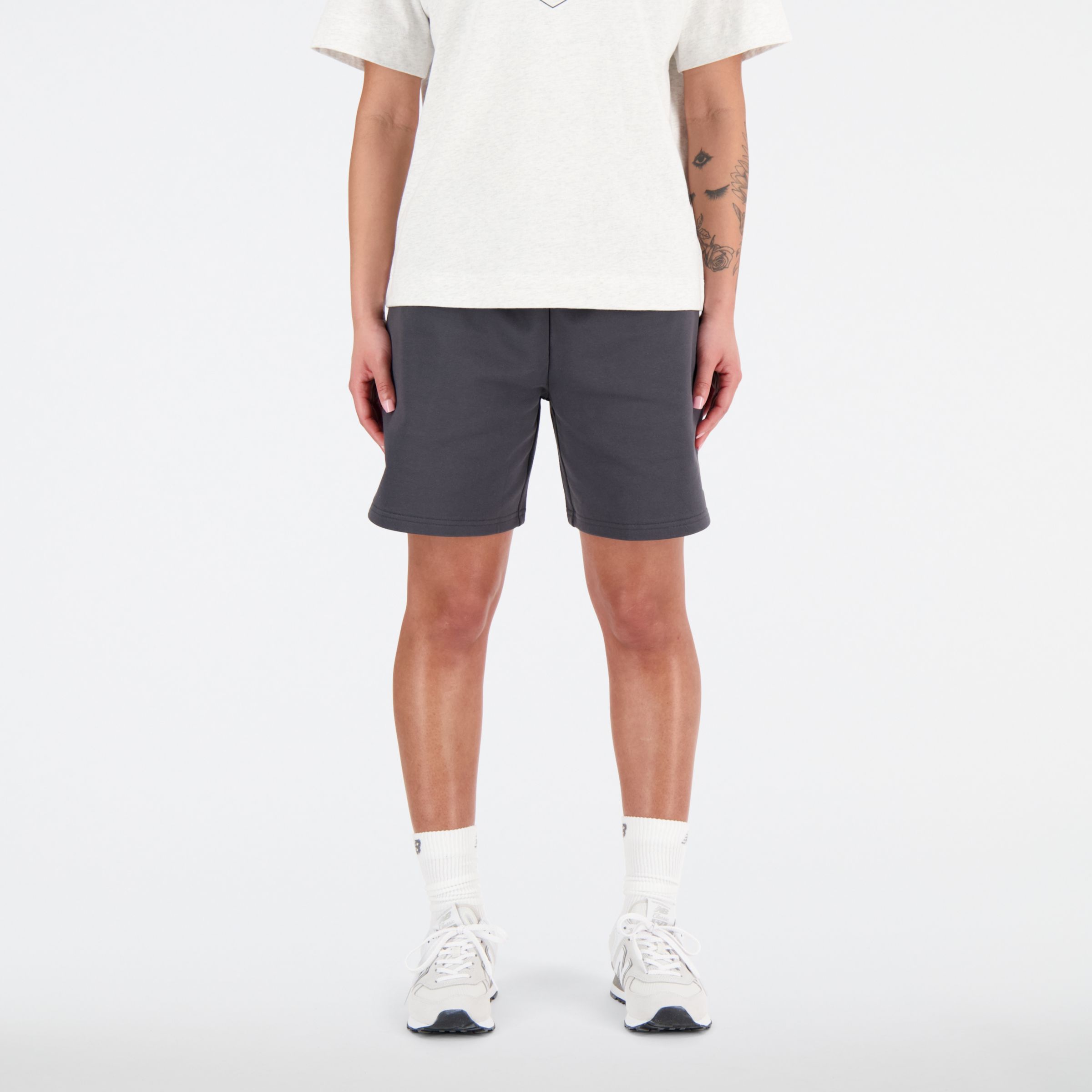 

New Balance Women's Sport Essentials Premium French Terry Short Black - Black