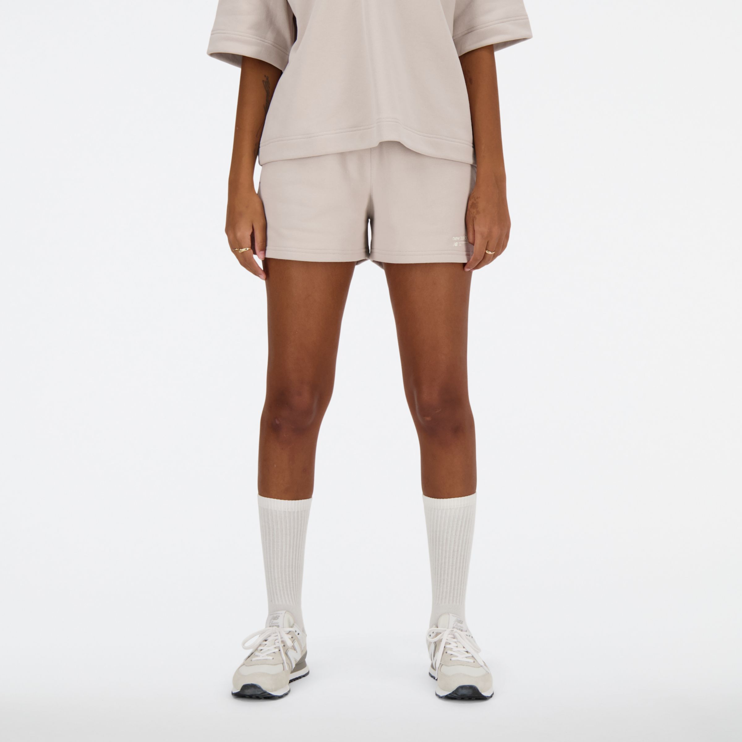 Champion women's heritage store french terry shorts