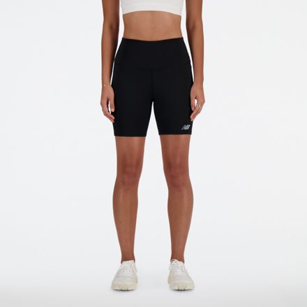 Nexstep Solid Women Black Gym Shorts, Compression Shorts, High