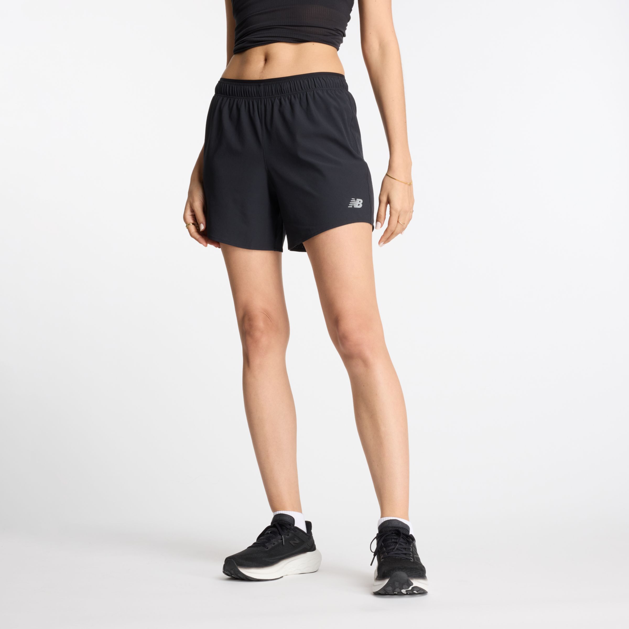 New Balance Women's Rc Short 5" In Black