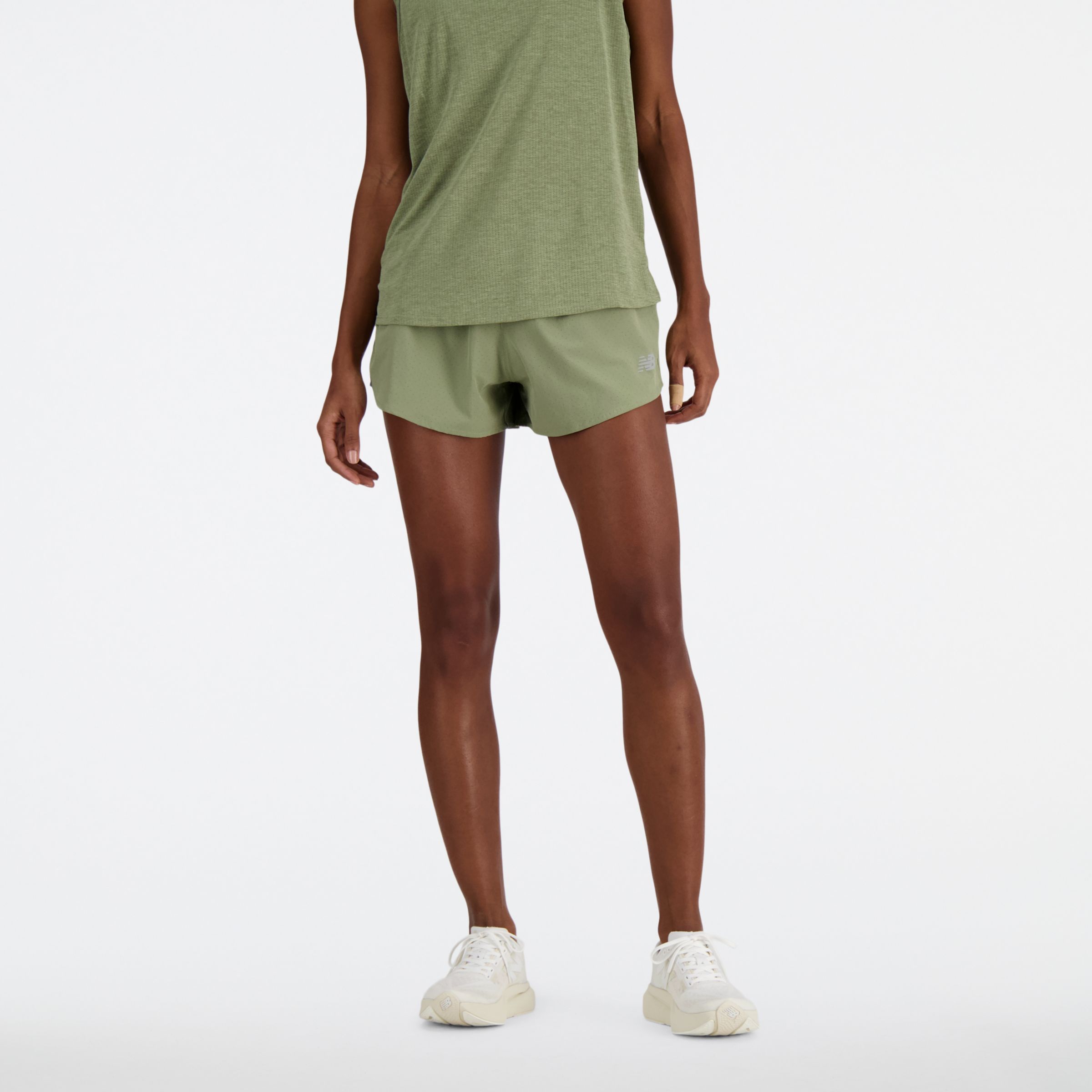 

New Balance Women's RC Short 3" Green - Green