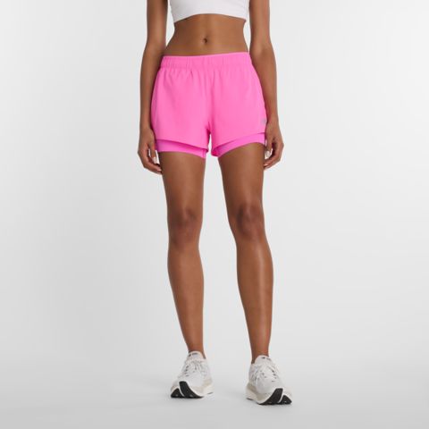 Женские брюки New Balance RC 2-in-1 Short 3"