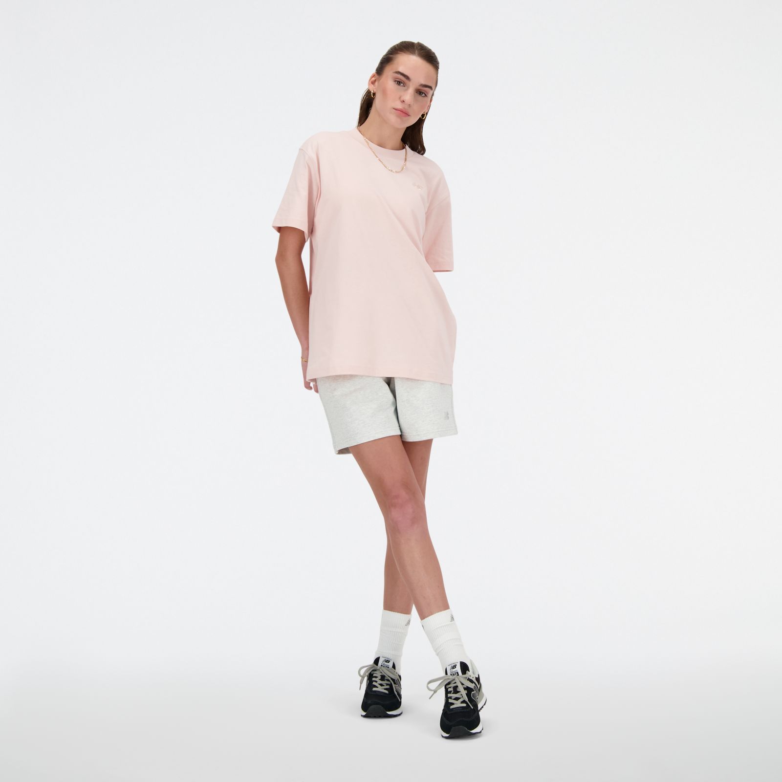 Женские брюки New Balance Athletics French Terry Short — фото 2