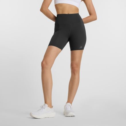 NB Harmony High Rise Short 6", BLACK, WS51114BK