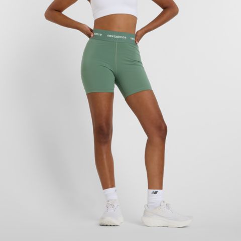 Женские брюки New Balance NB Sleek High Rise Sport Short 5"