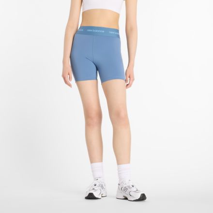 NB Sleek High Rise Sport Short 5", SHORELINE BLUE, WS51182SRU