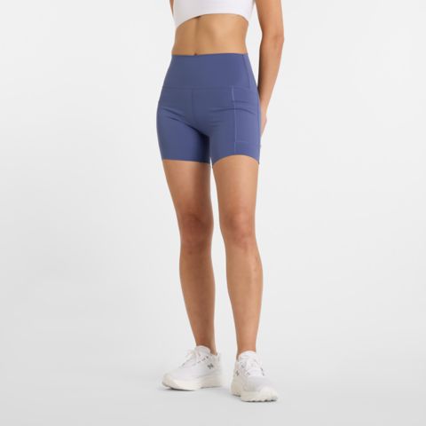 Женские брюки New Balance RC Pocket High Rise Short 6"