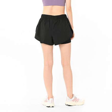 Sport 2-in-1 Short 3", BLACK, WS51465BK