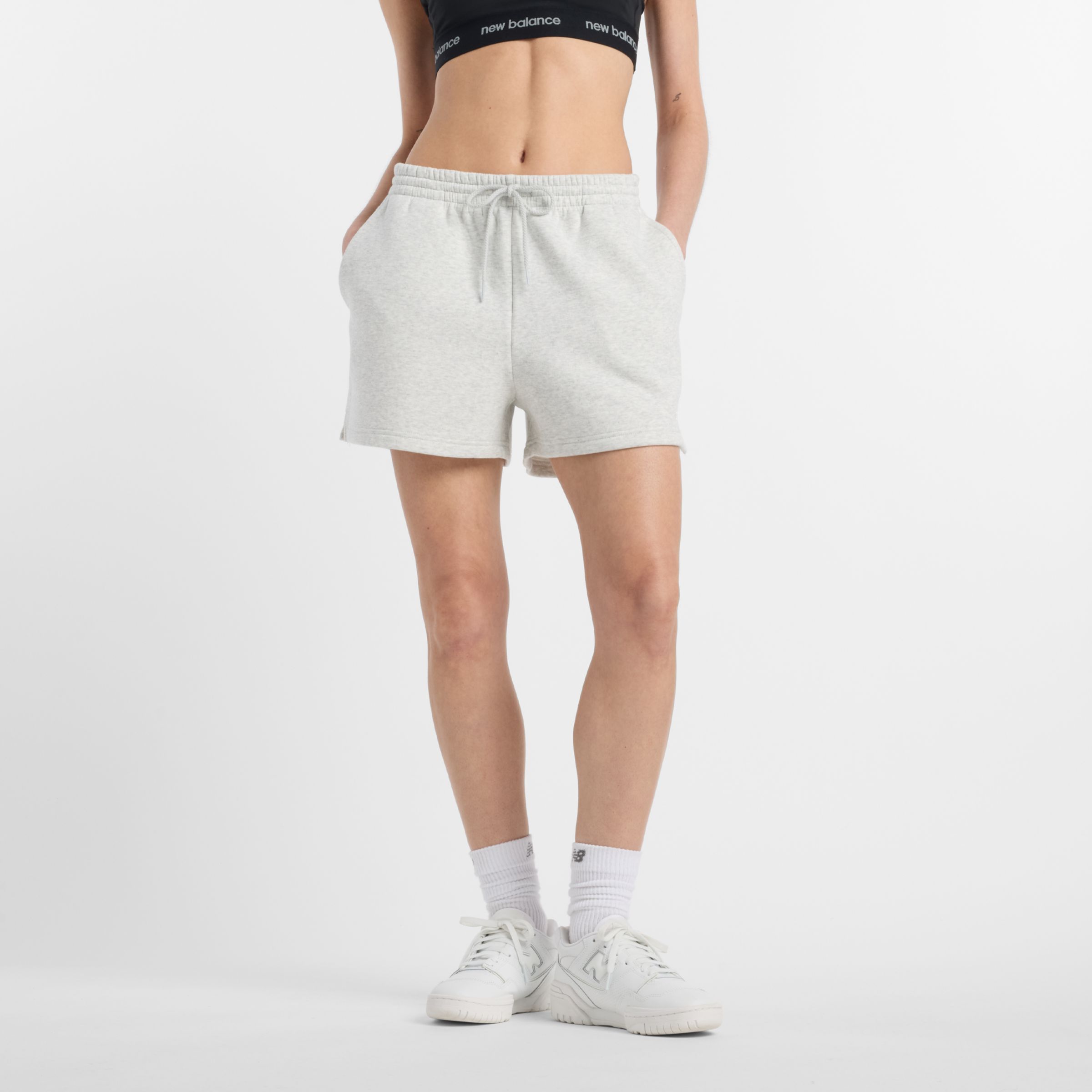 NEW BALANCE WOMEN'S SPORT ESSENTIALS FLEECE SHORT 