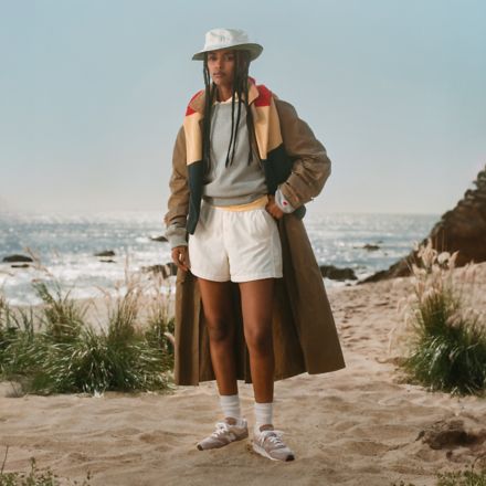 Made in USA Cotton Nylon Short, SEA SALT, WS51541SST