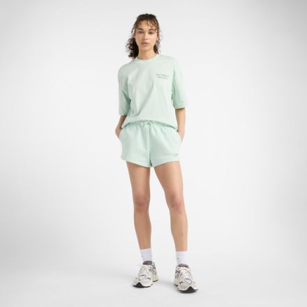 Linear Fleece Short