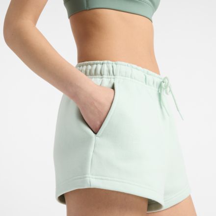 Linear Fleece Short