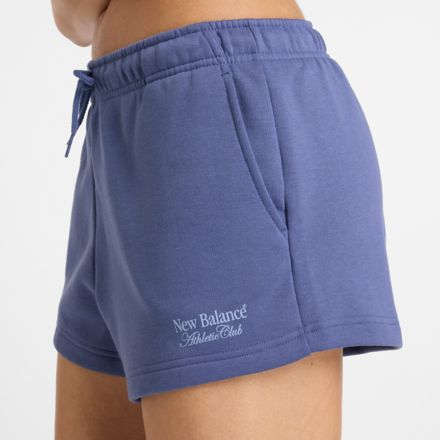 Linear Fleece Short