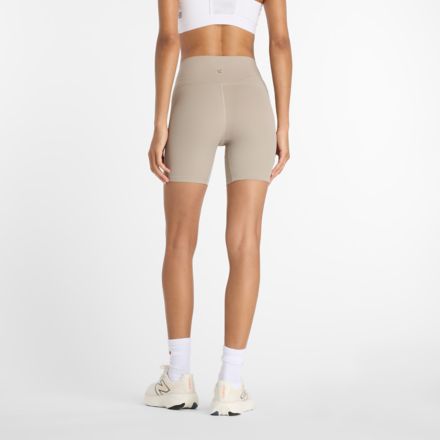 Ribbed High Rise Short 6"