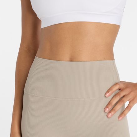 Ribbed High Rise Short 6"