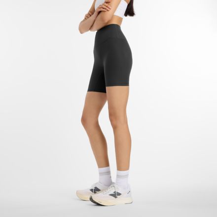 Ribbed High Rise Short 6"