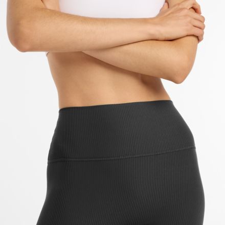 Ribbed High Rise Short 6"