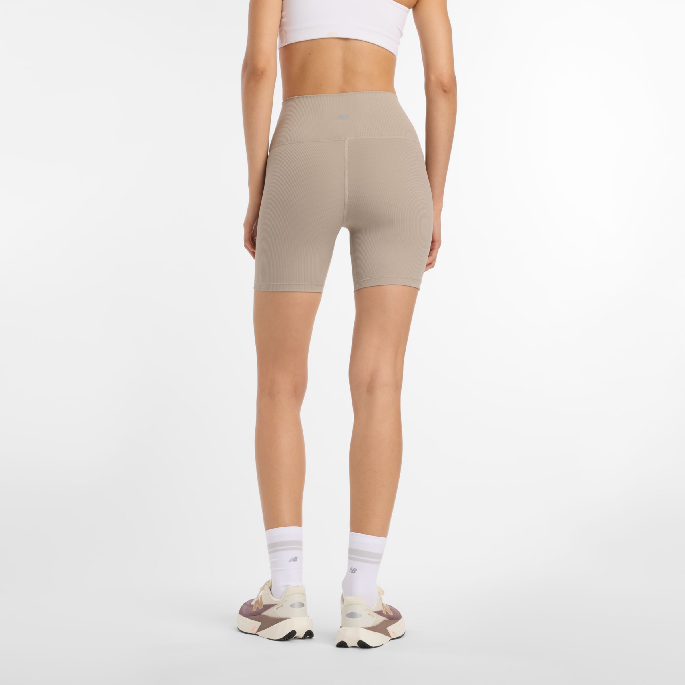 NYC Marathon Rib High Rise Short 6"