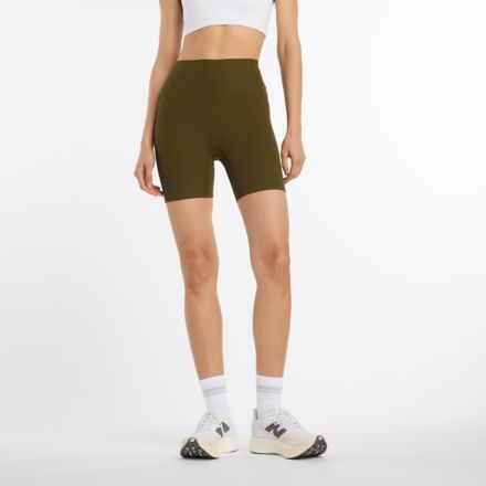 NYC Marathon Rib High Rise Short 6"