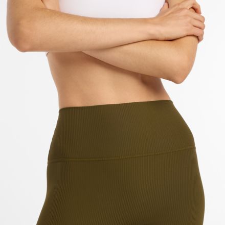 NYC Marathon Rib High Rise Short 6"