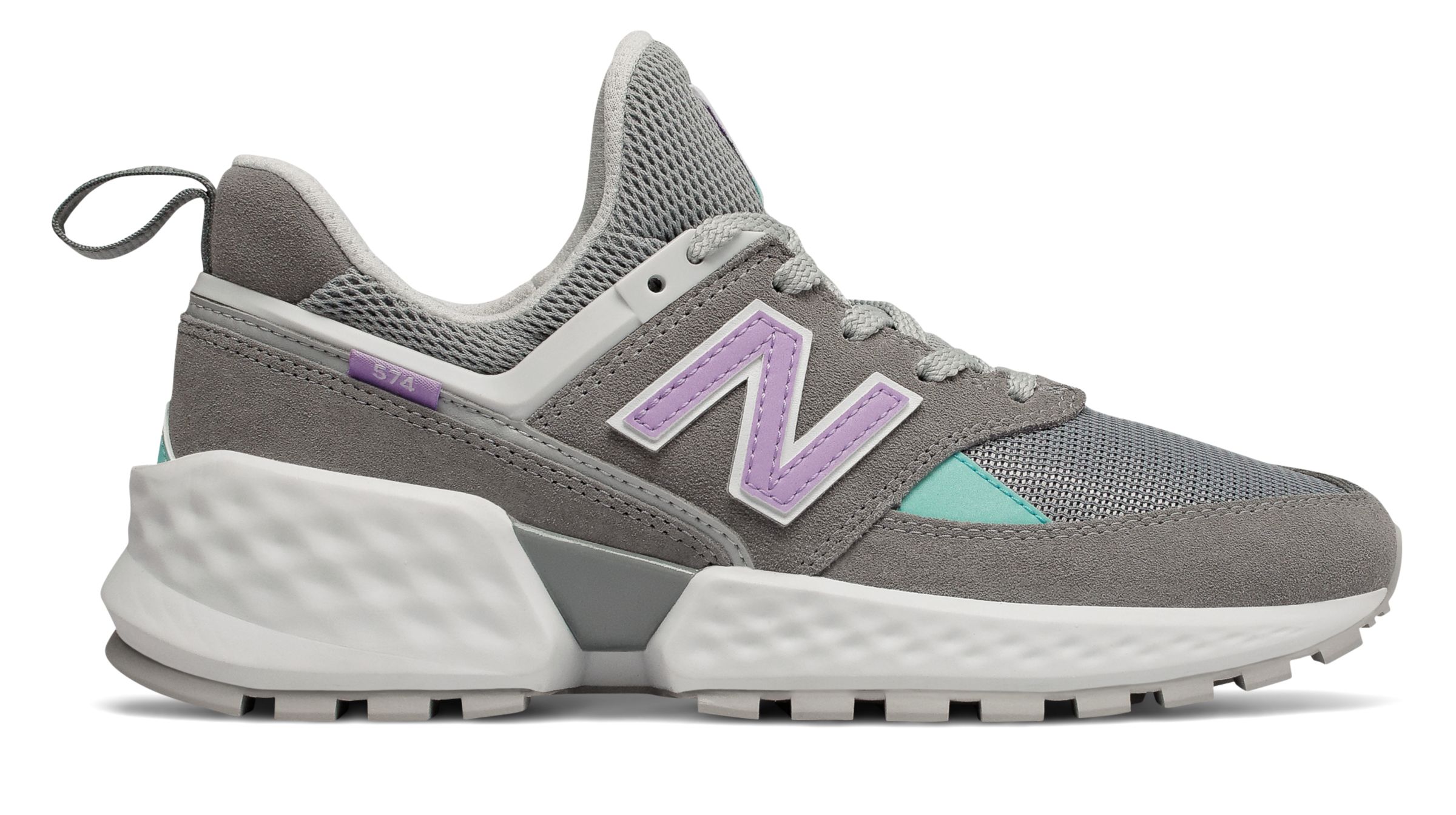 new balance 574 noir violet