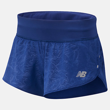 New Balance 3 inch Printed Impact Short, WS81261TTB image number null