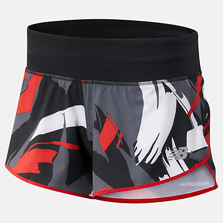 NB 3 inch Printed Impact Shorts, WS81261VLR image number null