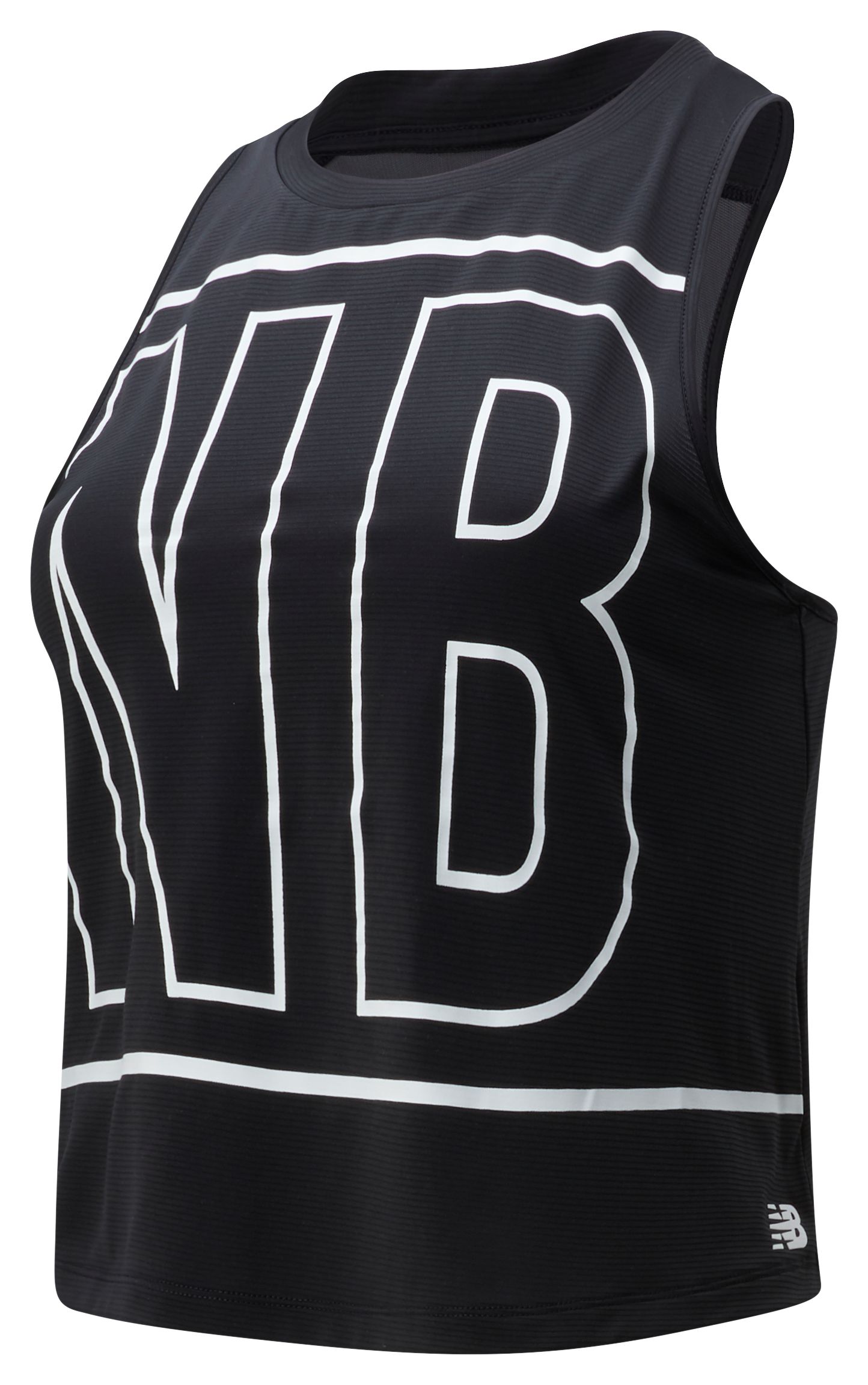 Printed Fast Flight Crop Tank