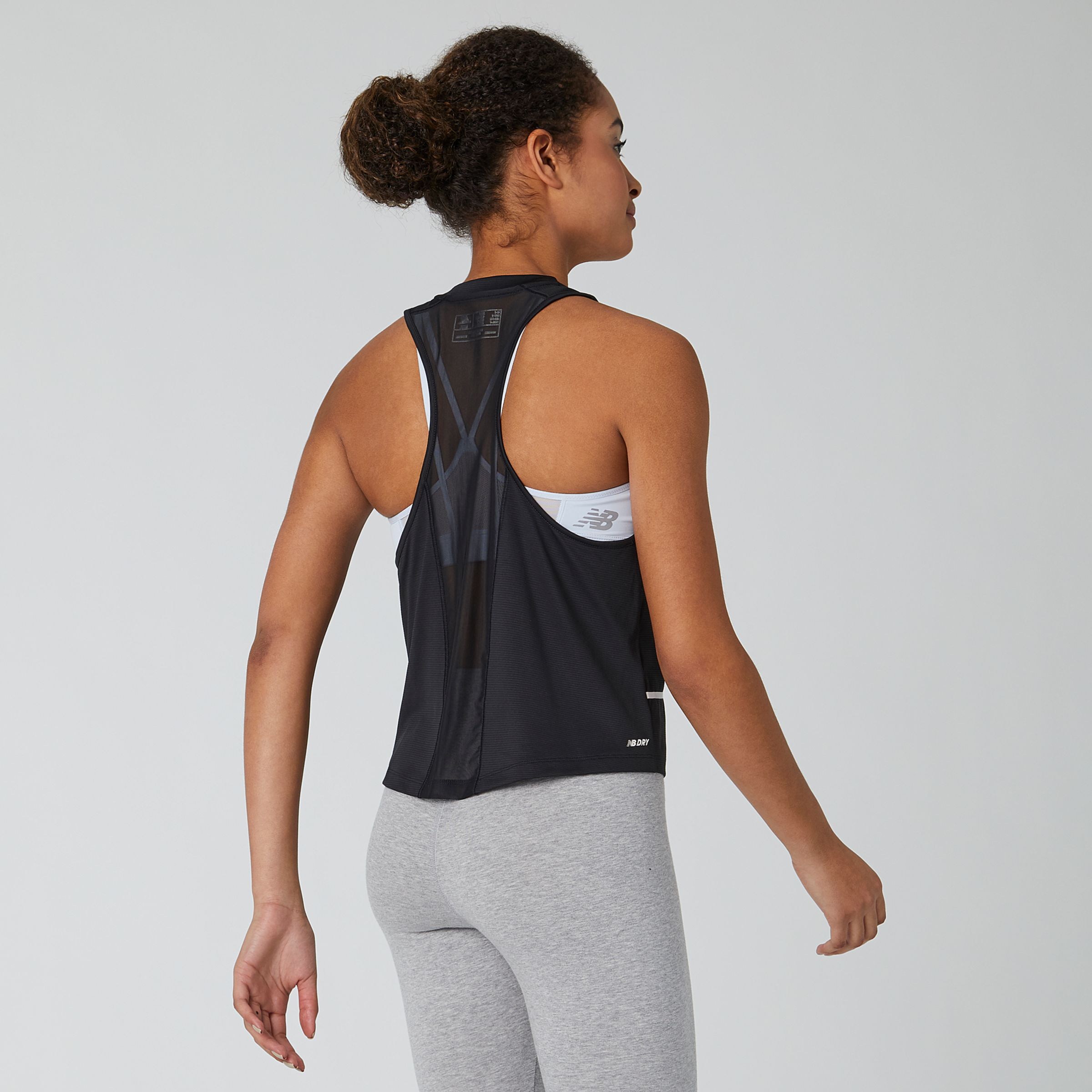 Printed Fast Flight Crop Tank