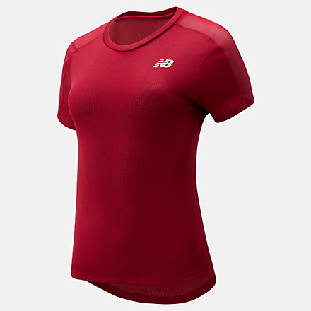 NB Impact Run Short sleeve top, WT01234NCR image number null