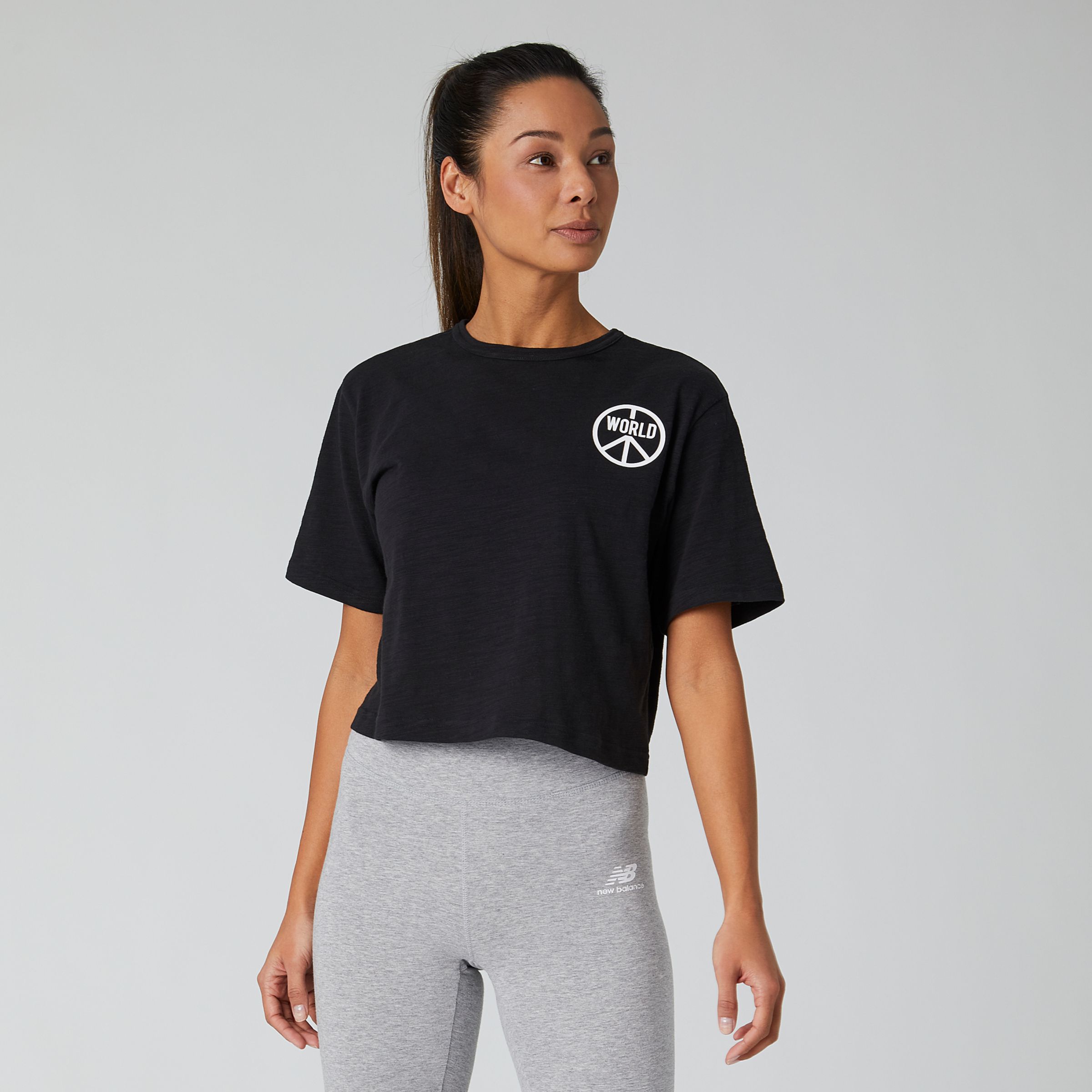 new balance evolve crop top