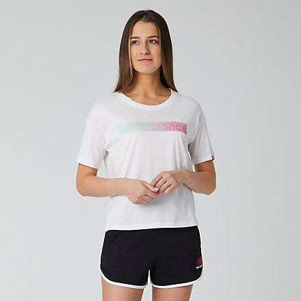 New Balance Essentials Tokyo Nights Boxy T-Shirt, WT01538WT image number null