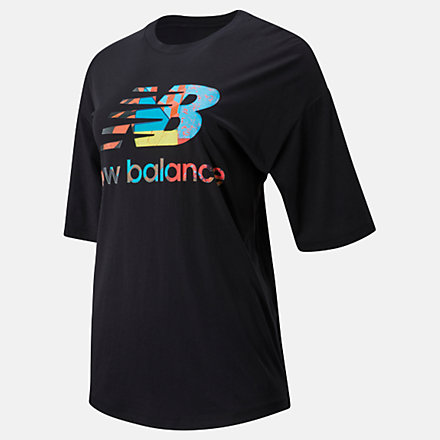 NB Sport Style Reeder Graphic Tee, WT01545BK image number null