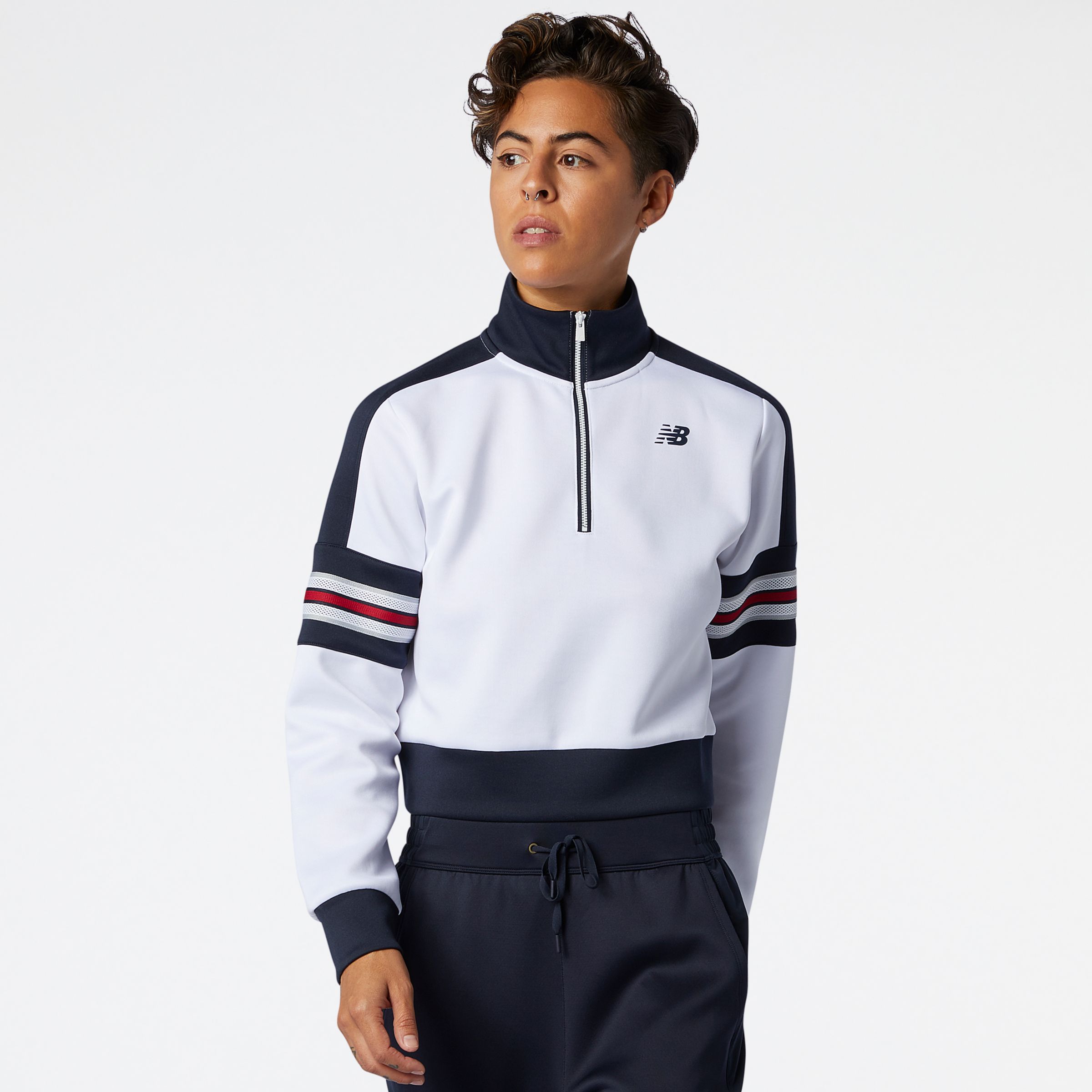 new balance half zip women's