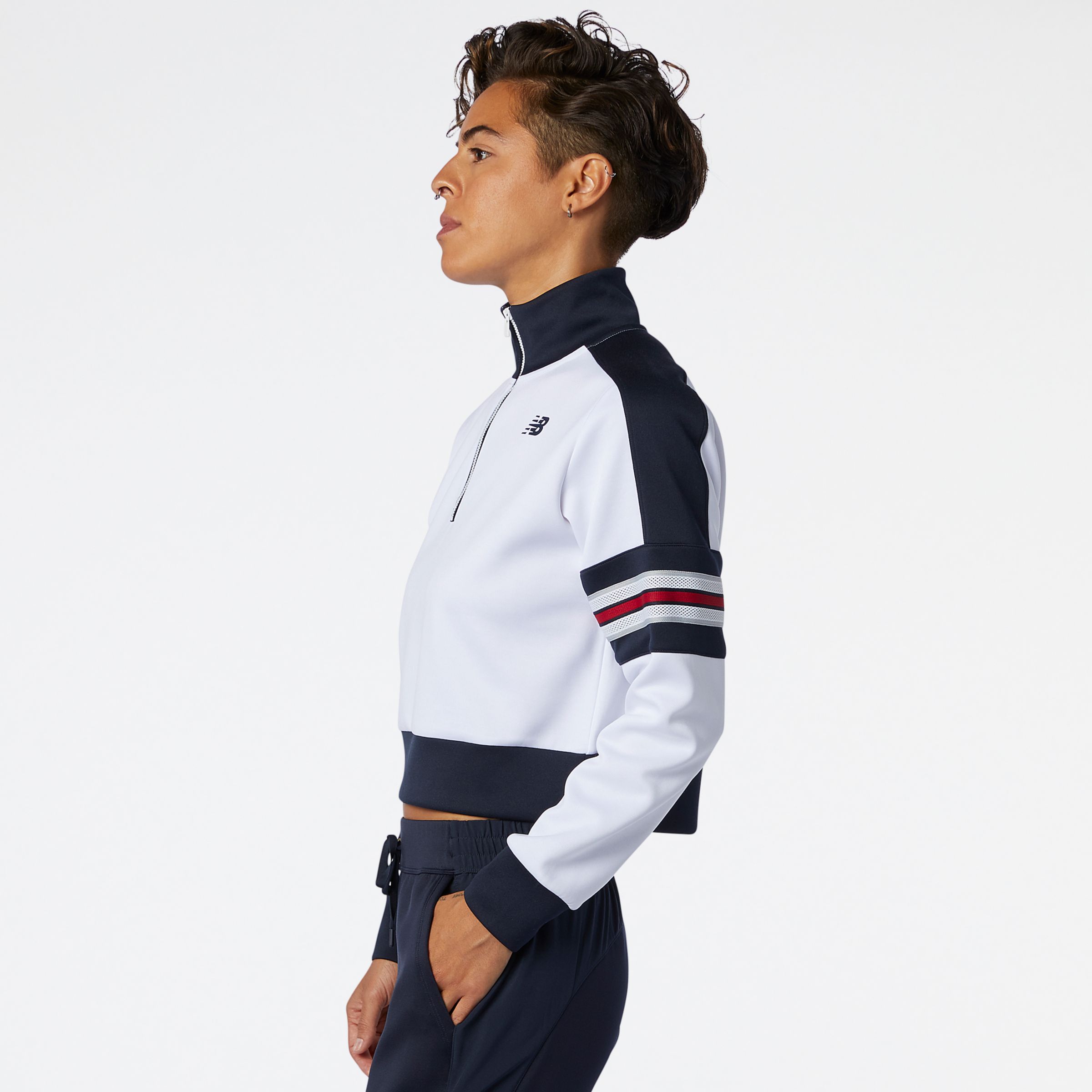 Top &agrave; manches longues Achiever Half Zip