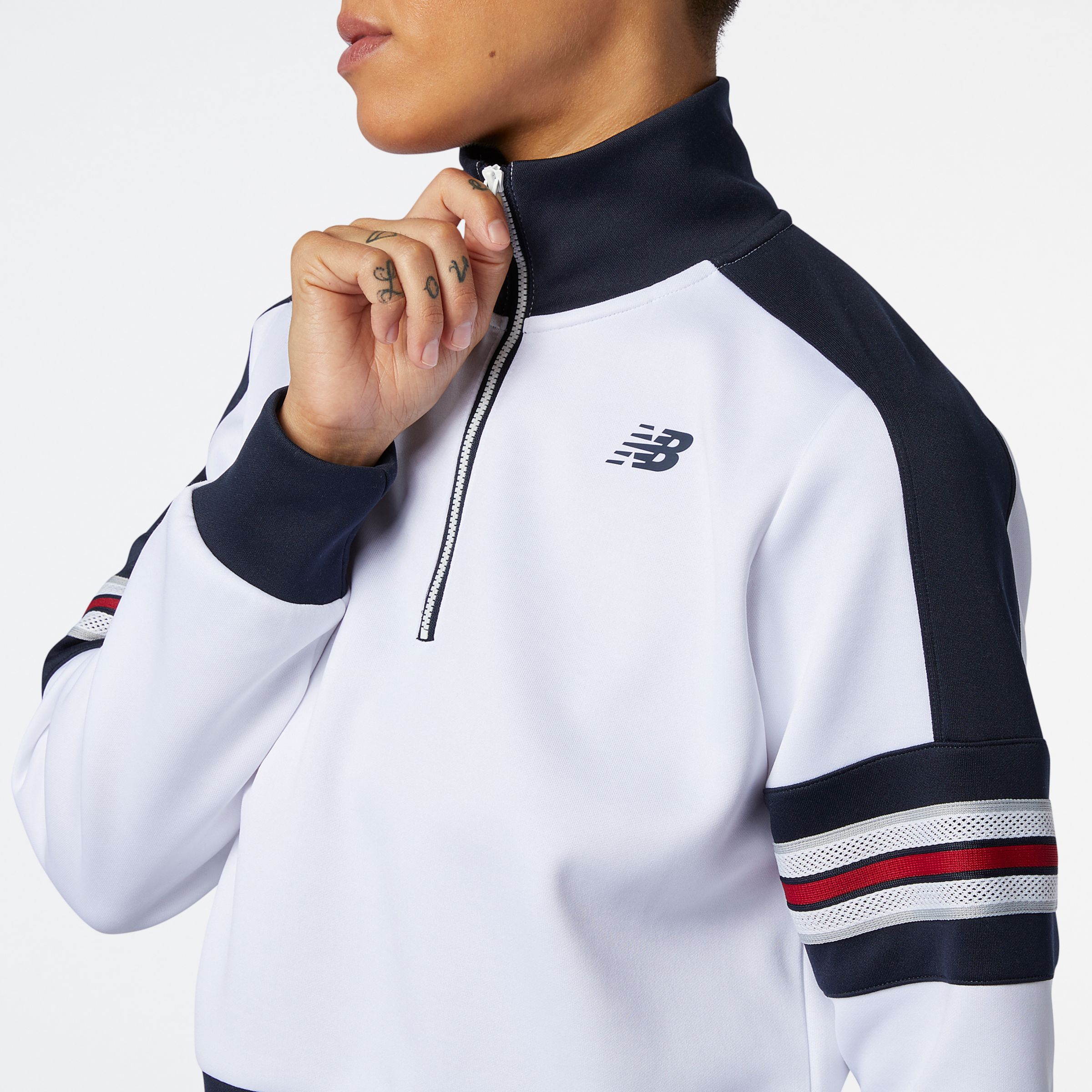 new balance achiever half zip