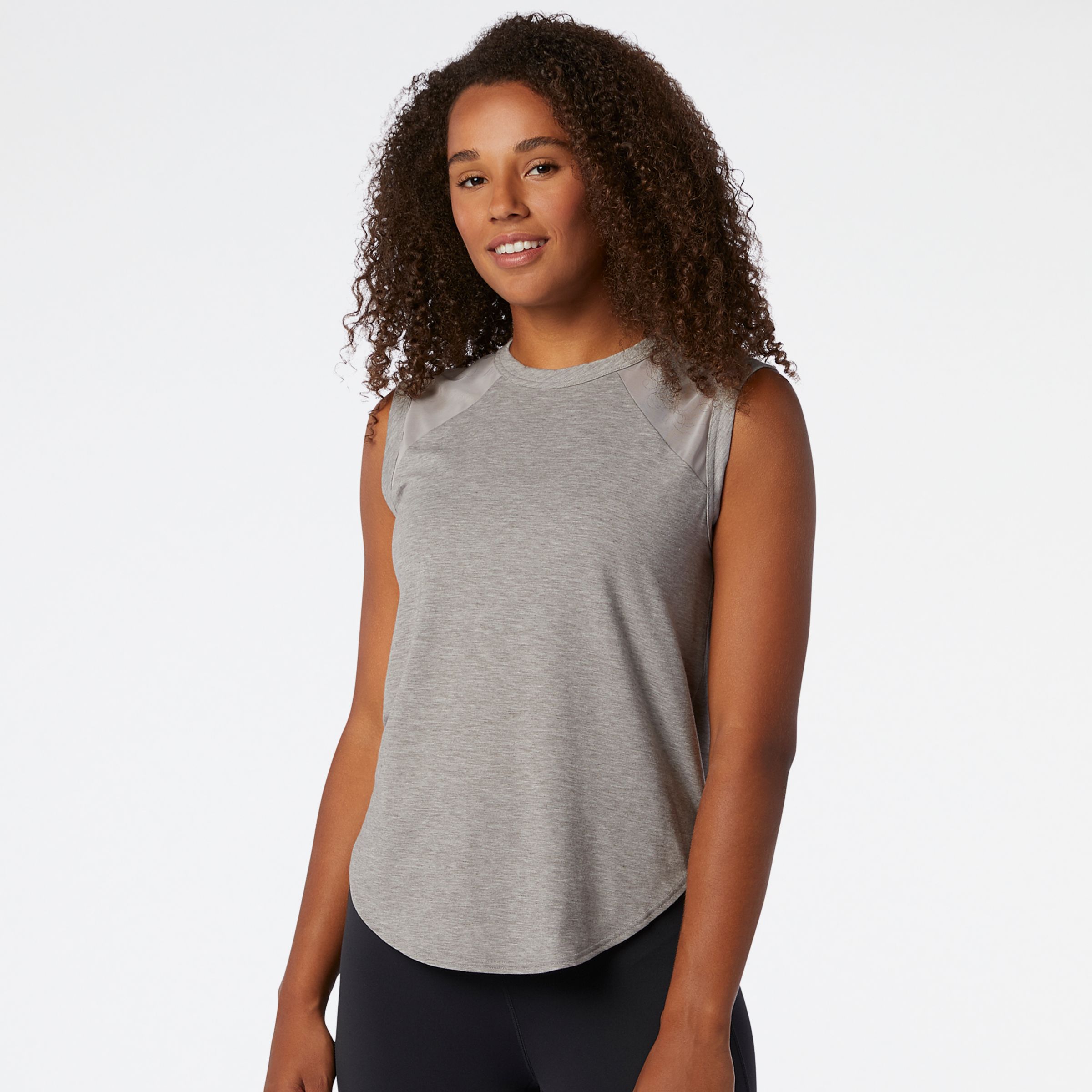 new balance evolve crop tank
